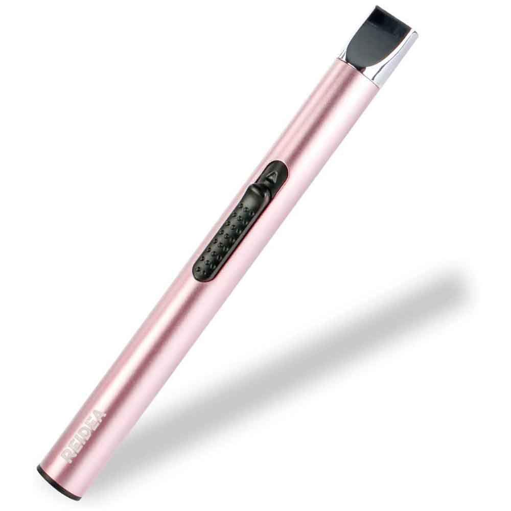 REIDEA Candle Lighter Arc Windproof Flameless USB Lighters Rechargeable with Safety Switch Buttom Electronic Lighter for Home Kitchen BBQ Camping Stove