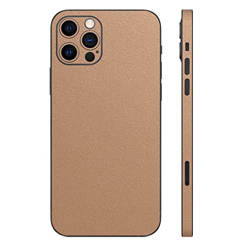 Amazon | wraplus スキンシール iPhone14 Pro 対応 ゴールド 背面 側面
