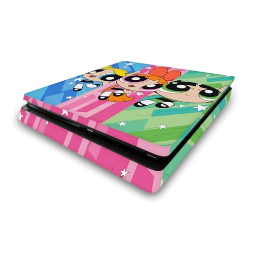 Skin PS4 Slim The Powerpuff Girls - Autocollant Vinyle Console Sony PlayStation 4