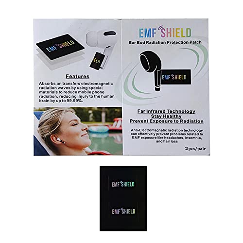 image for Radiation Protection Stickers | 1 Pair Mobile Phone Shield Decals,Wire