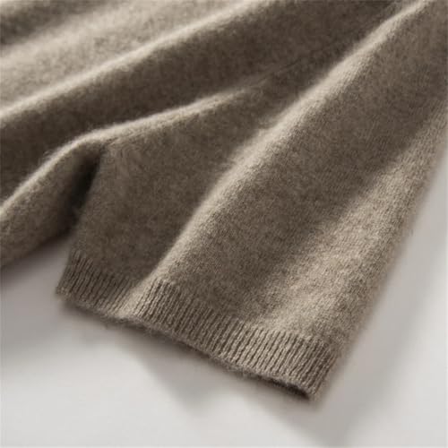 Men's Round Neck Pullover Spring Summer Solid Color Knitted Short Sleeved Half Sleeve Sweater4