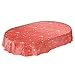 Produktbild ANRO Wachstuchtischdecke Wachstuch Wachstischdecke Tischdecke Weihnachten Schneeflocken Rot Oval 240x140cm
