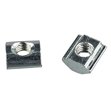 ELECTROPRIME 10Pcs T-Slot Aluminum Extrusion 20 Series M5 Hardware Slide in T-Nut R7N7