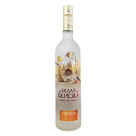 Vodka White Birch Gold 0,7L russischer Premium Wodka mit Birkensaft