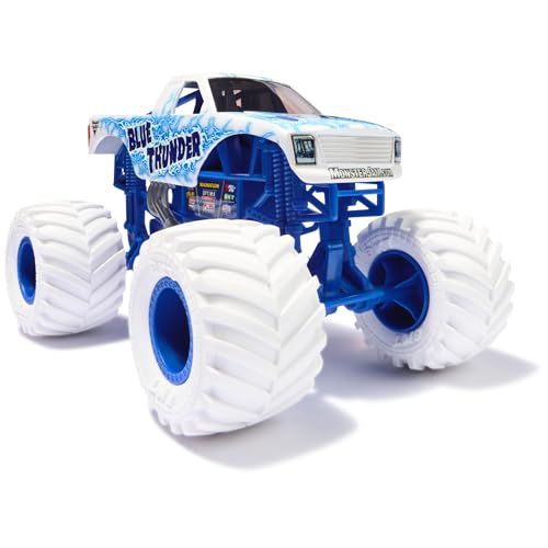 Monster Jam Camión Monster Blue Thunder a Escala 1:24 miniatura 3