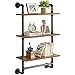 YMYNY étagère Murale à Tuyau Industriel 3 Couches, étagère de Rangement Antique, étagère Flottante, étagère Murale, étagère à épices de Cuisine, Chambre à Coucher, Salon, Salle de Bain HD-HRF-TM015