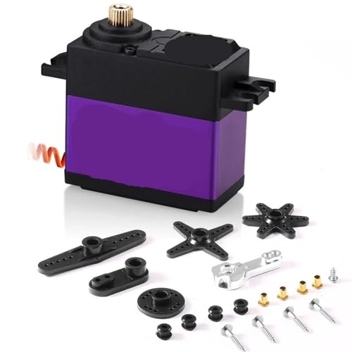 Servo de coche de 30KG con rotación de 300 grados morado para chasis S10