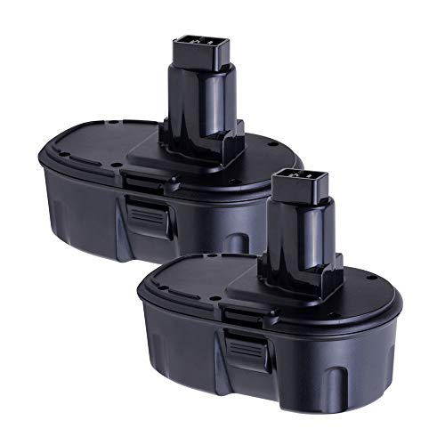 SHGEEN 2Packs Ersatz DC9096 3.6Ah Akku für Dewalt 18V NI-MH DE9098 DC9098 DE9039 DE9095 DE9096 DW9096 DC9182 DE9503 DC9182 DW9095 DW9098 388683-12 651034-01 Schnurlos Cover