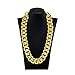 PinCute 2 Pack Big Chunky Gold Chain for Men, 32 Inches Fake Plastic Gold Chain Necklace, 80s 90s Punk Style Hip Hop Chain Necklace for Costume Jewelry Rapper