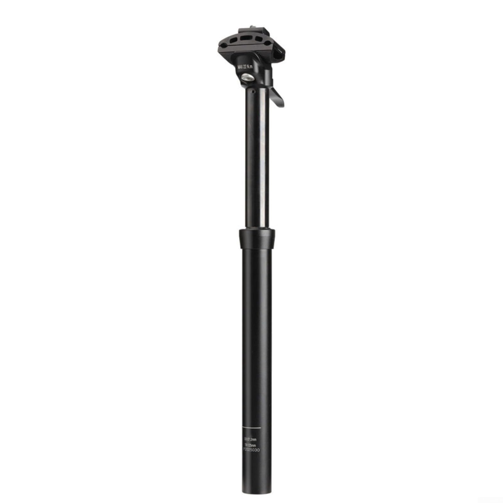 HpLive Canotto reggisella per bicicletta, regolabile in altezza idraulico, contagocce ammortizzato a gas, seatpost con controllo manuale (33,9 mm)