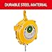 Happybuy Spring Balancer 20-33lbs (9-15kg), 1.5m Length, Retractable Tool Holder with Hook and Wire Rope, Adjustable Balancer Retractor, Hanging Holding Equipment in Yellow