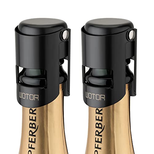 Recopilación y reviews de Mejores vinos espumosos los más solicitados. 31 WOTOR Tapones de champaña con tapón de botella de champaña de acero inoxidable con silicona de grado alimenticio, reutilizable de corcho de champaña, ahorro adecuado para...