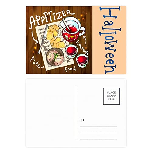 Cartes postales de limonade Halloween lot de 20 pour invitations de fête