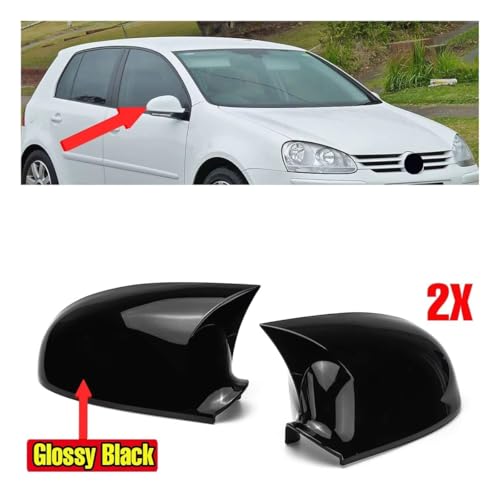 Coques rétroviseur Golf 5 MK5 finition premium noir laqué