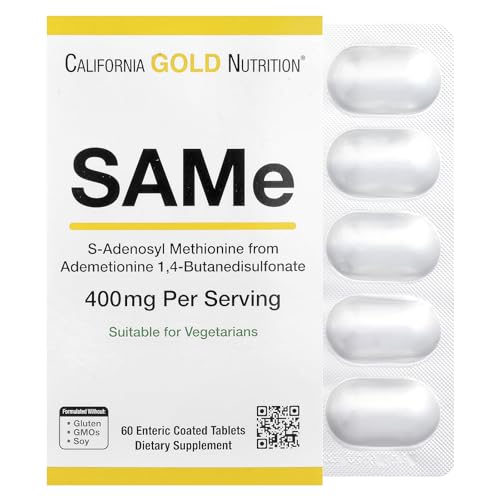 California Gold Nutrition Same, Butanedisulfonate, 400 mg, 60 Enteric Coated Tablets