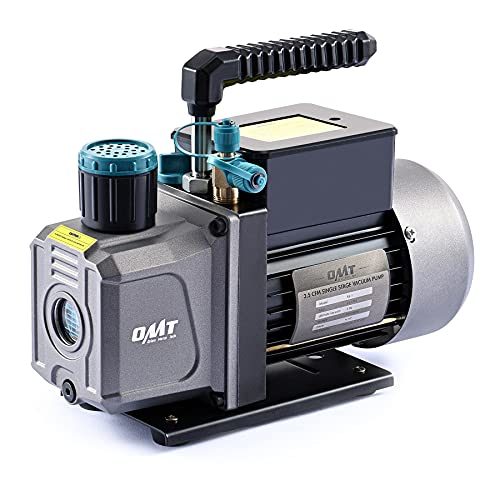 Super Sale 🛒 Orion Motor Tech 3.5cfm Vacuum Pump, 1 Stage HVAC Vacuum Pump for R12 R22 R134a R410a Systems, Small 1/4hp 38 Micron Vacuum Pump for Air Conditioner Servicing Resin Degassing and More, Oil Included Super Sale 🛒 Orion Motor Tech 3.5cfm Vacuum Pump, 1 Stage HVAC Vacuum Pump for R12 R22 R134a R410a Systems, Small 1/4hp 38 Micron Vacuum Pump for Air Conditioner Servicing Resin Degassing and More, Oil Included