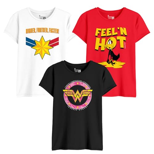 Image of Bon Organik Women's Cartoon Regular Fit T-Shirt