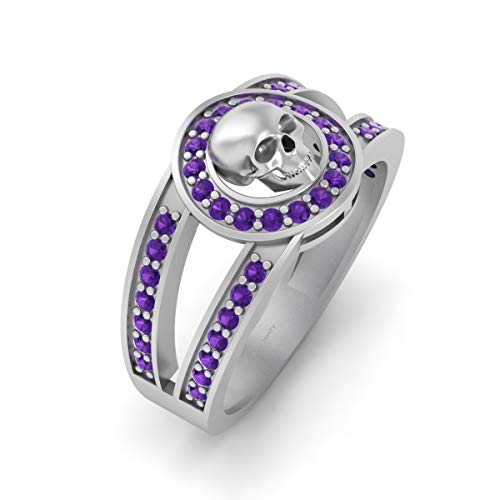 Bague argent 925 zirconium violet un bijou durable qui ne ternit pas