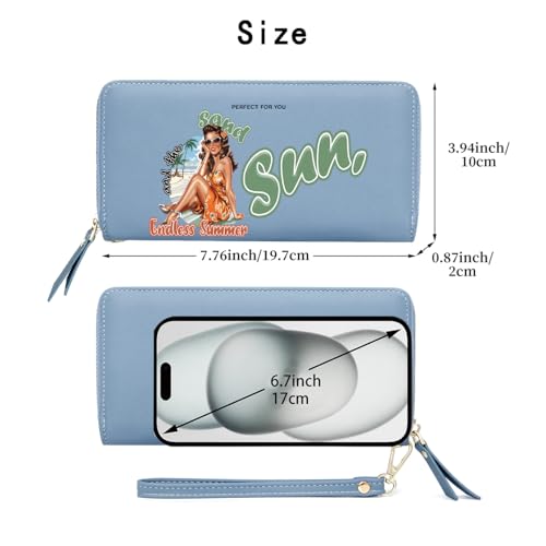 OIDERY Personalized Summer Women's Wallet,Birthday Gift,Holiday Gift for Family,Valentine's Day Gift for Lover2