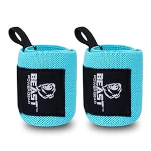 Improved Lifting Support & Stability – Gym Wrist Wraps for Weightlifting 14″ Premium Quality Hand Wraps with Thumb Loop – Weight Lifting Wrist Wraps for Pain & Support