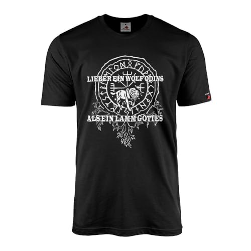 T-shirt loup Odin Viking Valhalla idée cadeau idéale pour homme et motard