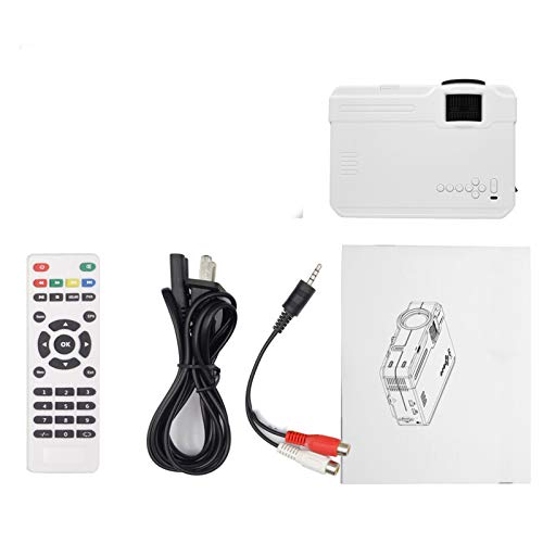 1 Piece Mini 3D Dlp Projector Built-In Speaker Support 1080P 4K Dlp Theater Usb Vga Av Tv Dvd Projector #TOP3