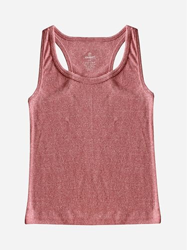 Image of KiddoPanti Girls Chest Printed Sleeveless Rib Racer Back Tank Top
