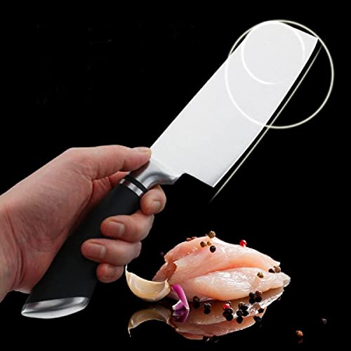 Image of Knife, Butcher Knife, Meat Cleaver Knife Chopping, Cooking Chef Butcher Knife, Sharp Santoku Knives, Kitchen Tools Utensils Nakiri, Blade 12 in (Pack of 1)
