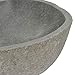 vidaXL Oval River Stone Washbasin, Hand Washbasin, Washbasin, Washbasin, Bathroom Home, (37-46) x (29-36) cm