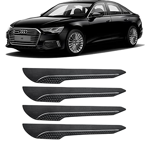 Image of AOSIS-Car Bumper Protector /Bumper Guard for Audi A6 with Single Chrome Stripe (4-Pcs)
