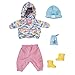 Produktbild Zapf Creation 829905 BABY born Deluxe Gassi Geh Set Puppenkleidung 43 cm, 6-teilig