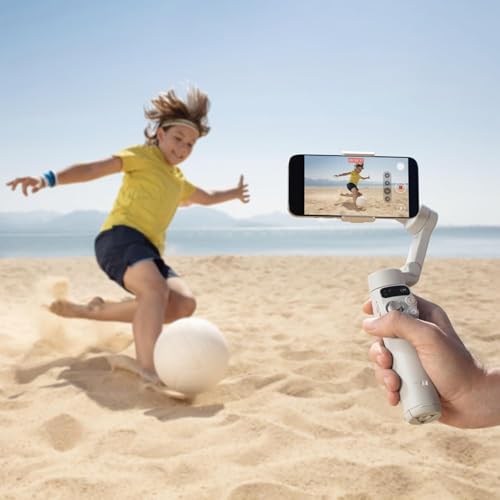 Image of DJ I Mobile 7 Gimbal Stabilizer with Selfie Stick and Tripod for Mobile, Built-in Tripod, Ultra-Light, 3-Axis Phone Gimbal, Phone Charging Vlogging Stabilizer YouTube Video