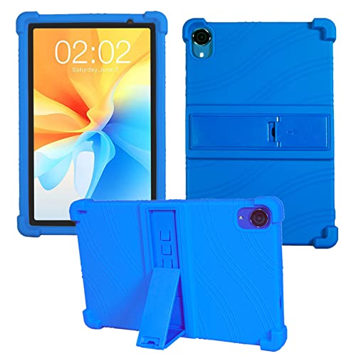 Hminsen Case For Teclast P25T, Kids Friendly Soft Silicone Adjustable Stand Cover Only For Teclast P25T Tablet 10 Inch (Blue) #TOP18