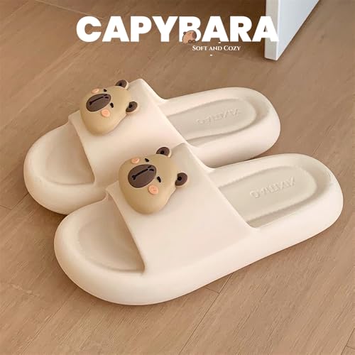 Cute Capybara Slippers,Capybara Cloud Slides,Non Slip Shower Slipper,Summer Slides2