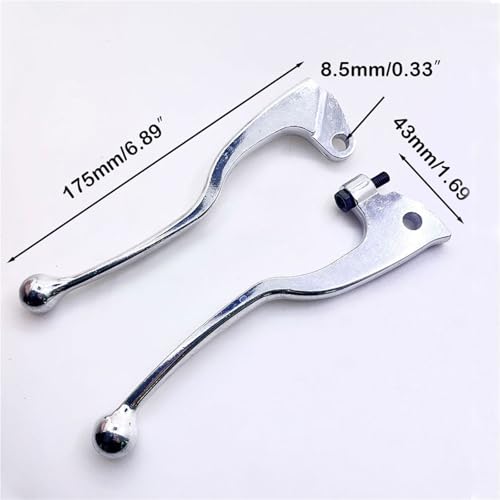 Levier d'embrayage moto en aluminium robuste avec levier de frein - 2