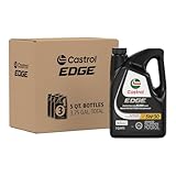 Castrol EDGE 5W-30 Advanced Full Synthetic Motor Oil, 5 Quarts, Pack of 3