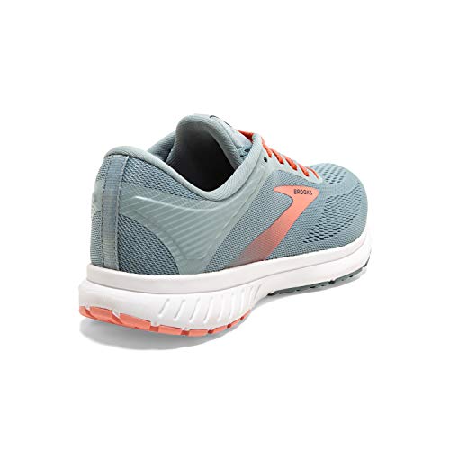 Brooks Womens Transmit 2 Running Shoe - Grey/Desert/Majolica - B - 6.5