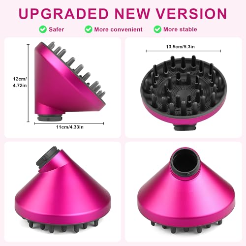 WAJIAYON Acessório de difusor atualizado para Dyson Airwrap HS05 HS03 HS01, converte para Dyson Airw
