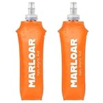 MARLOAR Soft Flask - Botella Plegable - Botella Pl...: ✅ FÁCIL DE USAR: Soft Flask 500ml, Experimenta la facilidad en cada sorbo. Con su boquilla sin fugas, esta botella plegable silicona asegura una hidratación limpia. Al vaciarse, se pliega sin esfuerzo para un transporte cómodo. Bidones para agua ✅ DE...