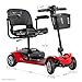 Rascal Venture 4-Wheel Mobility Scooter, Long-Range Battery-Powered Electric Travel, Easy Compact Transport, Battery Included, for Indoor/Outdoor Use