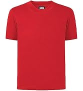 QBK 4T to Youth Neon Shirt Kids UPF 50+ Dry Fit Athletic Short Sleeve T Shirts for Boys and Girls