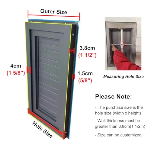 Panneau d'accès de qualité supérieure 70x70 cm pour vannes et CVC - 8