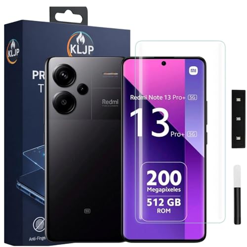 Image of Advance HD+ UV Tempered Glass Screen Protector For Xiaomi Redmi Note 13 Pro Plus (Pack of 1) Full Adhesive UV Curved Screen Protector Case Friendly HD Clarity with installation kit