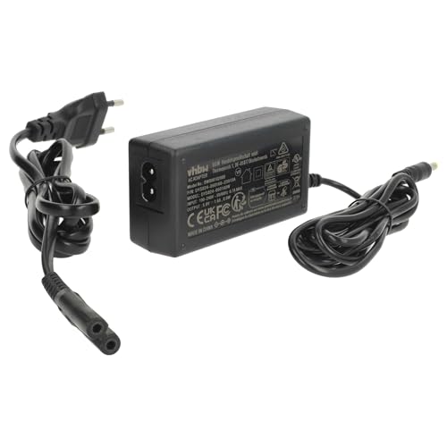 vhbw Fuente alimentación Compatible con Panasonic HDC-SD60, SDR-H85, SDR-H95, SDR-S25, HDC-HS60, SDR-10, SDR-S15 cámara, cámara Digital, 2 m