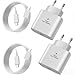 Produktbild 2er-Pack 25W USB C Ladegerät für Samsung Galaxy,Super Fast Charger mit 2M Ladekabel Netzteil Adapter für Samsung Galaxy S25/S24/S23/S22/S21 Ultra/S21+/S20/Note20/S10/S9 für iPhone 17/16/15 (weiß)