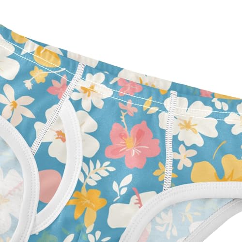 KLL Ditsy Floral Toddler Boys' Cotton Briefs Underwear Cute Children Undies4