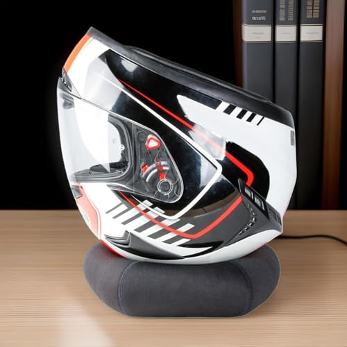 Soporte de casco transpirable con base de donut para mantenimiento seguro 4