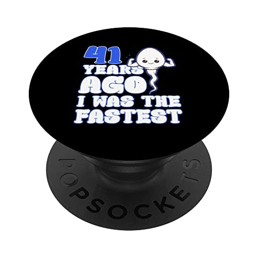 41 cumpleaños Hace 41 años yo era el más rápido PopSockets PopGrip Intercambiable