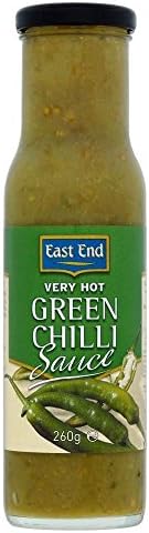 East End Very Hot Green Chilli Sauce (260g) - Pack of 2