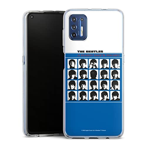 DeinDesign Coque en Silicone Compatible avec Motorola Moto G9 Plus Etui Silicone Coque Souple A Hard Day’s Night Musique The Beatles - Les Beatles, Paul McCartney, John Lennon, RIngo Starr, George Harrison DeinDesign Coque en Silicone Compatible avec Motorola Moto G9 Plus Etui Silicone Coque Souple A Hard Day's Night Musique The Beatles